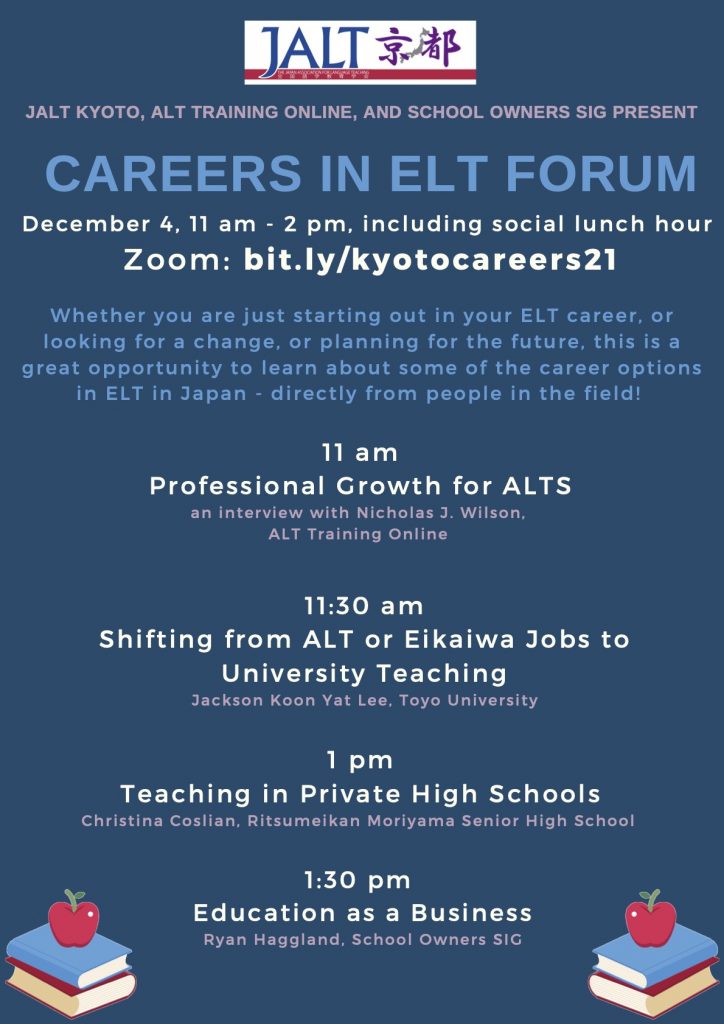 Careers in ELT Forum flier