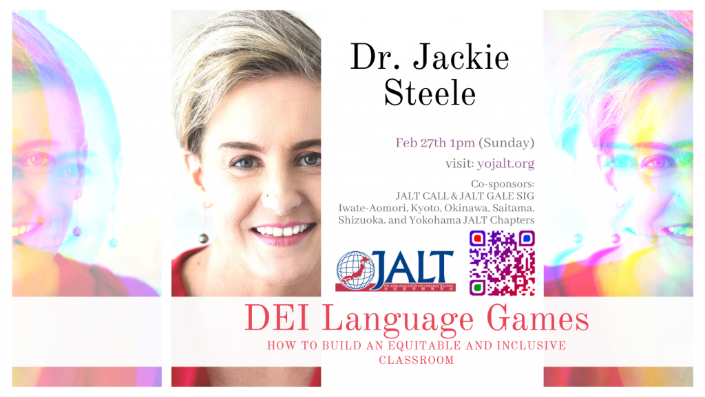 Dr. Jackie Steele: DEI Language Games flyer